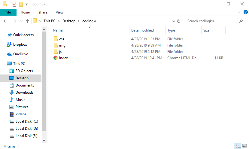 membuat halaman website